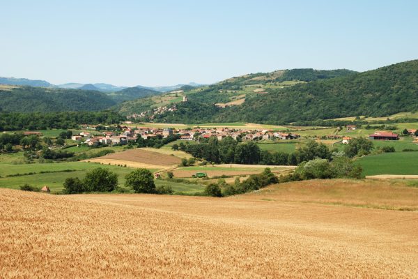 Vue de saint-Julien et Montaigut-le-Blanc